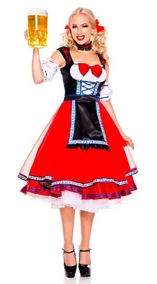 F1794-2 OKTOBERFEST BEER GIRL COSTUME